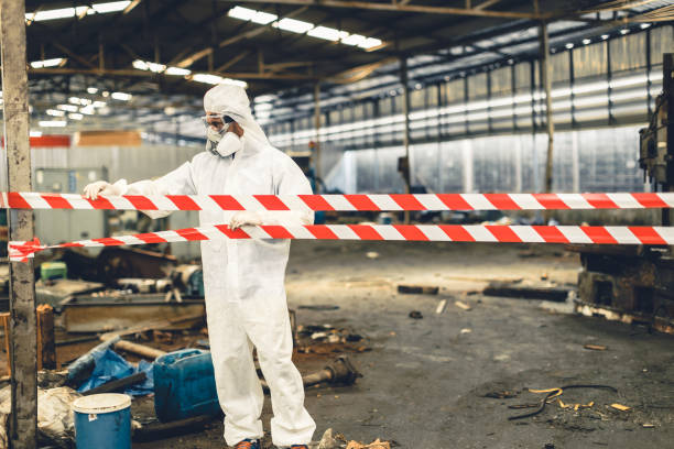 Professional Hoarding Cleanup technician working in Pennville, PA